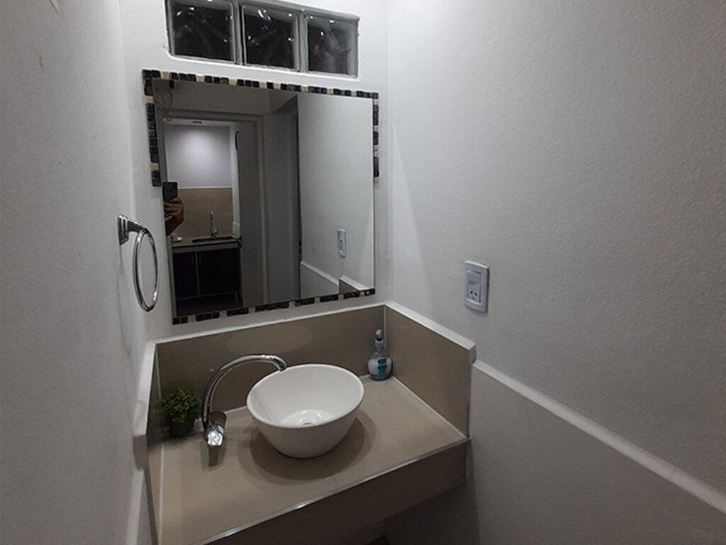 Baño Habitación N3 en Hotel en Catriel Río Negro